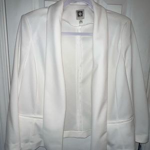 Anne Klein winter white blazer jacket